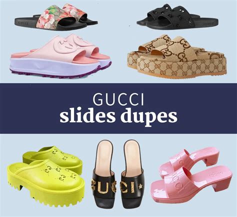 gucci dupe slides|where to buy gucci knockoff.